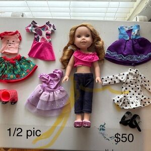 American Girl Doll - Willa - Wellie Wishers Doll